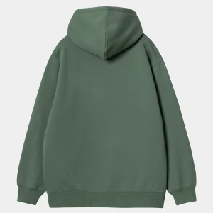 Carhartt WIP W' Hooded Carhartt Sweatshirt Duck Green / Aura Cheap