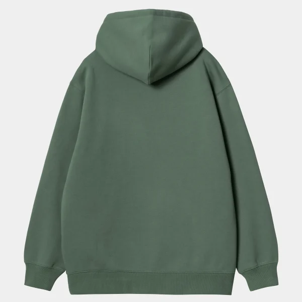 Carhartt WIP W' Hooded Carhartt Sweatshirt Duck Green / Aura Cheap