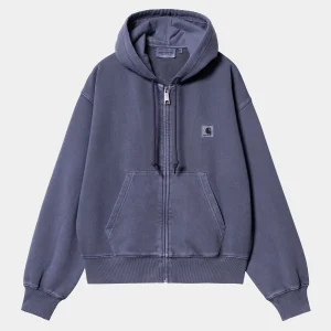 Carhartt WIP W' Hooded Nelson Jacket Aura Fashion