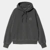 Carhartt WIP W' Hooded Nelson Sweatshirt Graphite Cheap