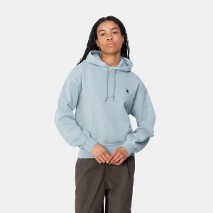 Carhartt WIP W' Hooded Nelson Sweatshirt Dusty Ice Cheap