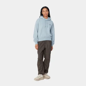 Carhartt WIP W' Hooded Nelson Sweatshirt Dusty Ice Cheap