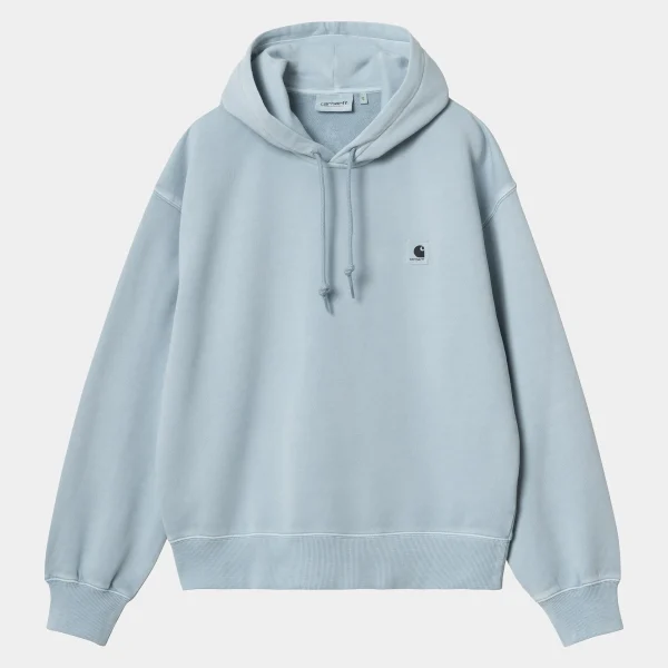 Carhartt WIP W' Hooded Nelson Sweatshirt Dusty Ice Cheap