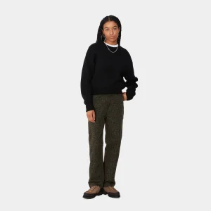 Carhartt WIP W' Leo Pierce Pant Straight Camo Leo, Tamarind / Office Green Best