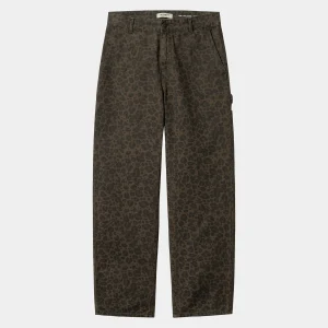 Carhartt WIP W' Leo Pierce Pant Straight Camo Leo, Tamarind / Office Green Best