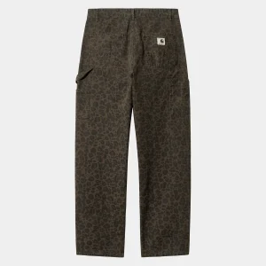 Carhartt WIP W' Leo Pierce Pant Straight Camo Leo, Tamarind / Office Green Best