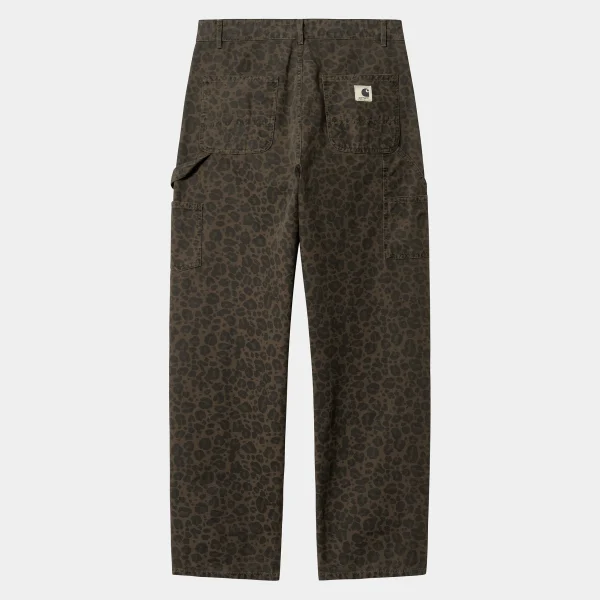 Carhartt WIP W' Leo Pierce Pant Straight Camo Leo, Tamarind / Office Green Best