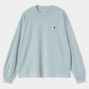 Carhartt WIP W' L/S Nelson T-Shirt Dusty Ice Cheap