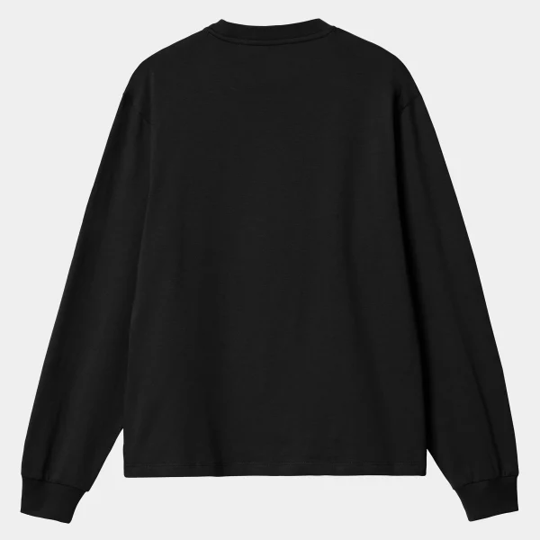 Carhartt WIP W' L/S Pocket T-Shirt Black Online