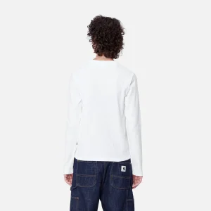 Carhartt WIP W' L/S Serena T-Shirt White Clearance