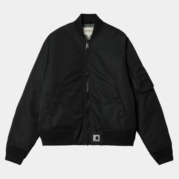 Carhartt WIP W' Olten Bomber Black / Smoke Green Outlet