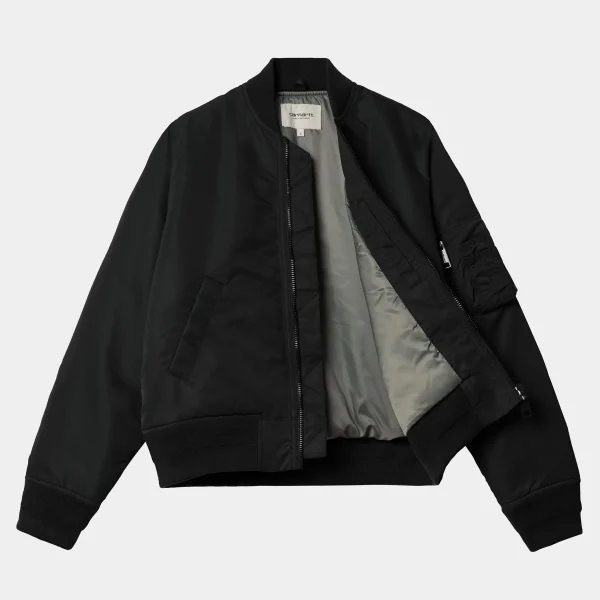 Carhartt WIP W' Olten Bomber Black / Smoke Green Outlet