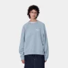 Carhartt WIP W' Signature Sweat Dusty Ice / White Outlet