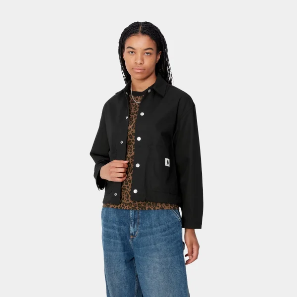 Carhartt WIP W' Simple Shirt Jac Black Flash Sale