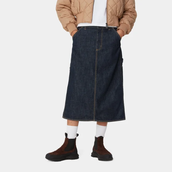 Carhartt WIP W' Single Knee Skirt Blue New