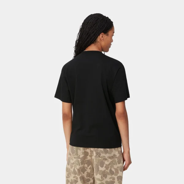 Carhartt WIP W' S/S Ablaze T-Shirt Black / White Best Sale