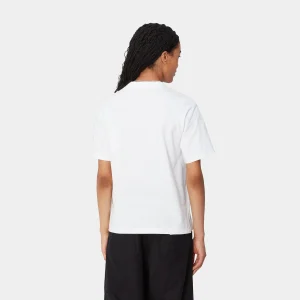 Carhartt WIP W' S/S Ablaze T-Shirt White / Black Clearance