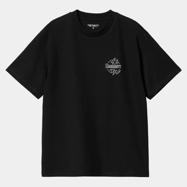 Carhartt WIP W' S/S Ablaze T-Shirt Black / White Best Sale