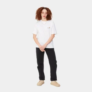 Carhartt WIP W' S/S American Script T-Shirt White Outlet