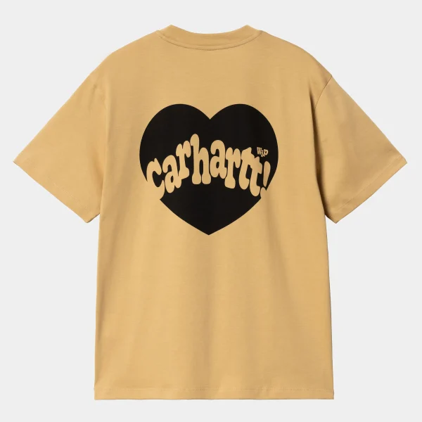 Carhartt WIP W' S/S Amour T-Shirt Bourbon / Black Fashion