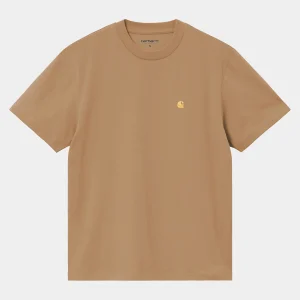 Carhartt WIP W' S/S Chase T-Shirt Peanut / Gold Hot