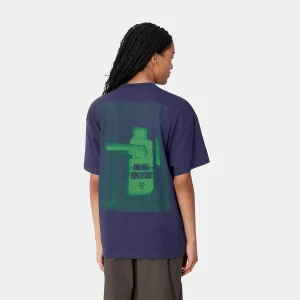 Carhartt WIP W' S/S Do Not Disturb T-Shirt Aura / Green Online