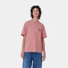 Carhartt WIP W' S/S Exchange T-Shirt Dusty Rose / Black Fashion