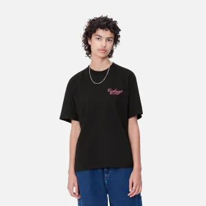 Carhartt WIP W' S/S Exchange T-Shirt Black / Pink Best