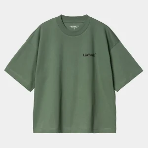 Carhartt WIP W' S/S Fold Leo T-Shirt Duck Green Online