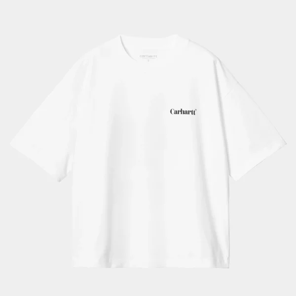 Carhartt WIP W' S/S Fold Leo T-Shirt White Discount