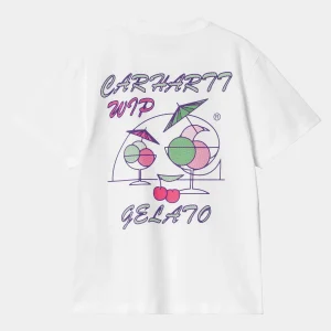 Carhartt WIP W' S/S Gelato T-Shirt White Outlet