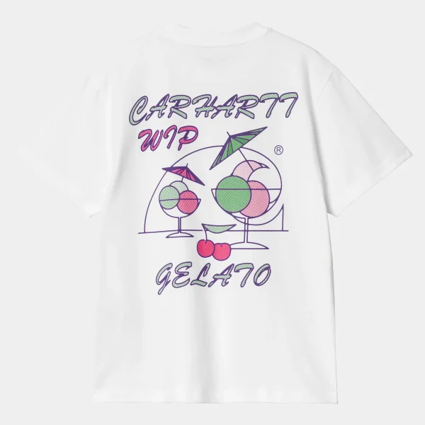 Carhartt WIP W' S/S Gelato T-Shirt White Outlet