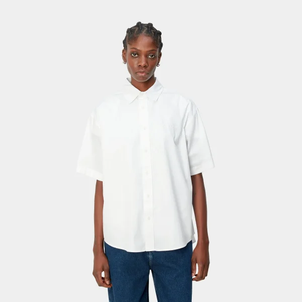 Carhartt WIP W' S/S Jaxon Shirt White / White Shop