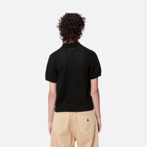 Carhartt WIP W' S/S Norlina Polo Black Shop