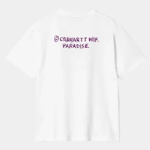 Carhartt WIP W' S/S Paradise C T-Shirt White Cheap