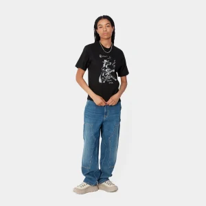 Carhartt WIP W' S/S Pepe Sad Cowboy T-Shirt Black / White Sale