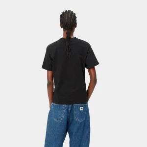 Carhartt WIP W' S/S Pocket T-Shirt Black Clearance