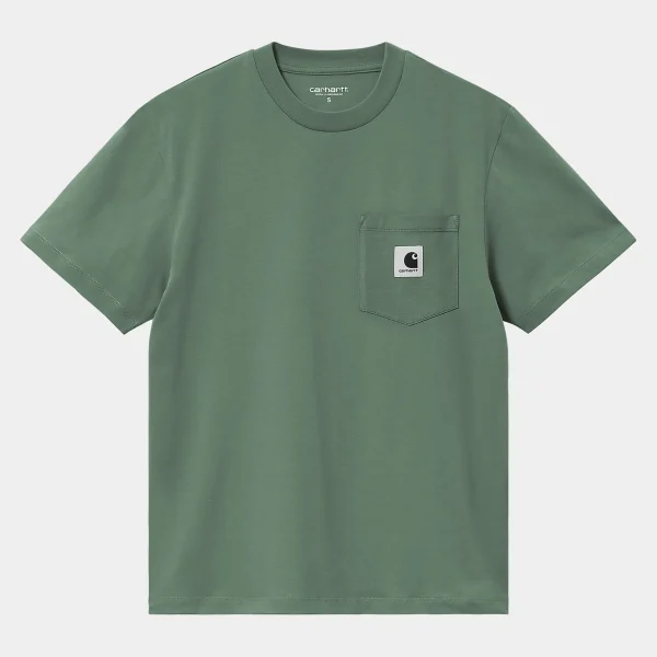 Carhartt WIP W' S/S Pocket T-Shirt Duck Green Cheap