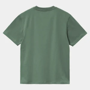 Carhartt WIP W' S/S Pocket T-Shirt Duck Green Cheap