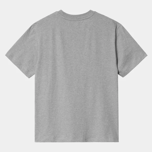 Carhartt WIP W' S/S Pocket T-Shirt Grey Heather Shop