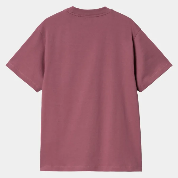 Carhartt WIP W' S/S Pocket T-Shirt Dusty Fuchsia Hot