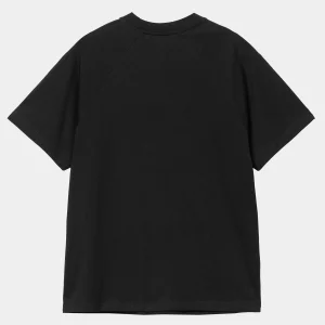 Carhartt WIP W' S/S Signature T-Shirt Black / White Clearance