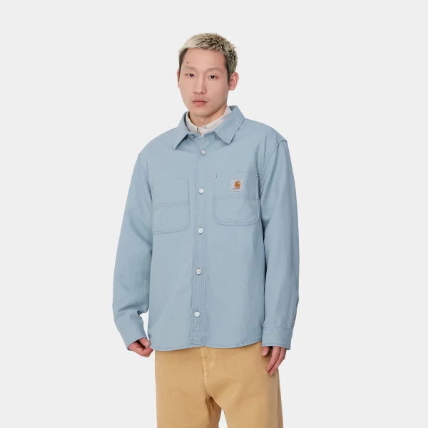 Carhartt WIP Walter Shirt Jac Misty Sky Discount