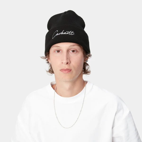 Carhartt WIP Watcher Beanie Black / White Sale