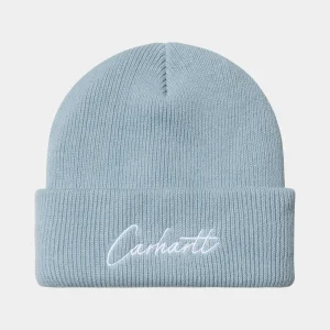 Carhartt WIP Watcher Beanie Misty Sky / White New