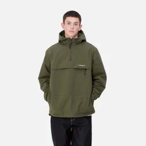 Carhartt WIP Windbreaker Pullover (Winter) Office Green / White Outlet