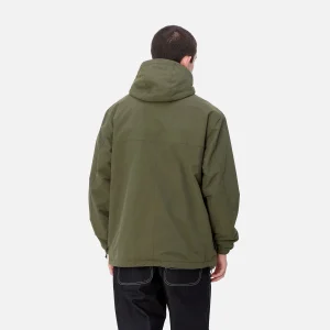 Carhartt WIP Windbreaker Pullover (Winter) Office Green / White Outlet